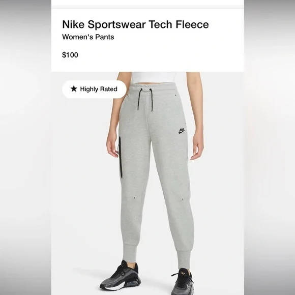 New Women Nike sportwear tech fleece/ size S (4-6) - Picture 4 of 4